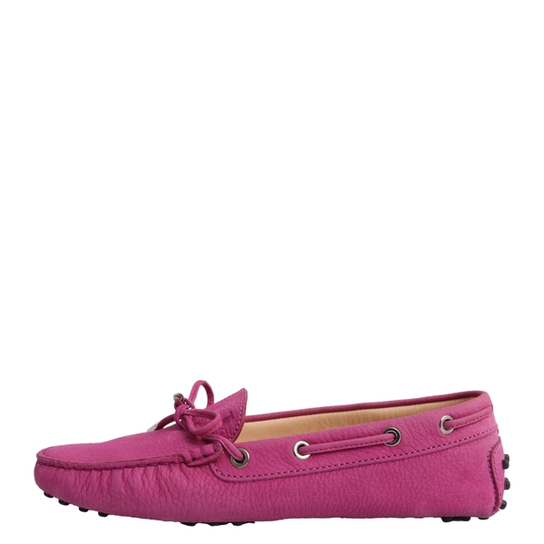 Nubuck Gommino Driving Loafers Purple