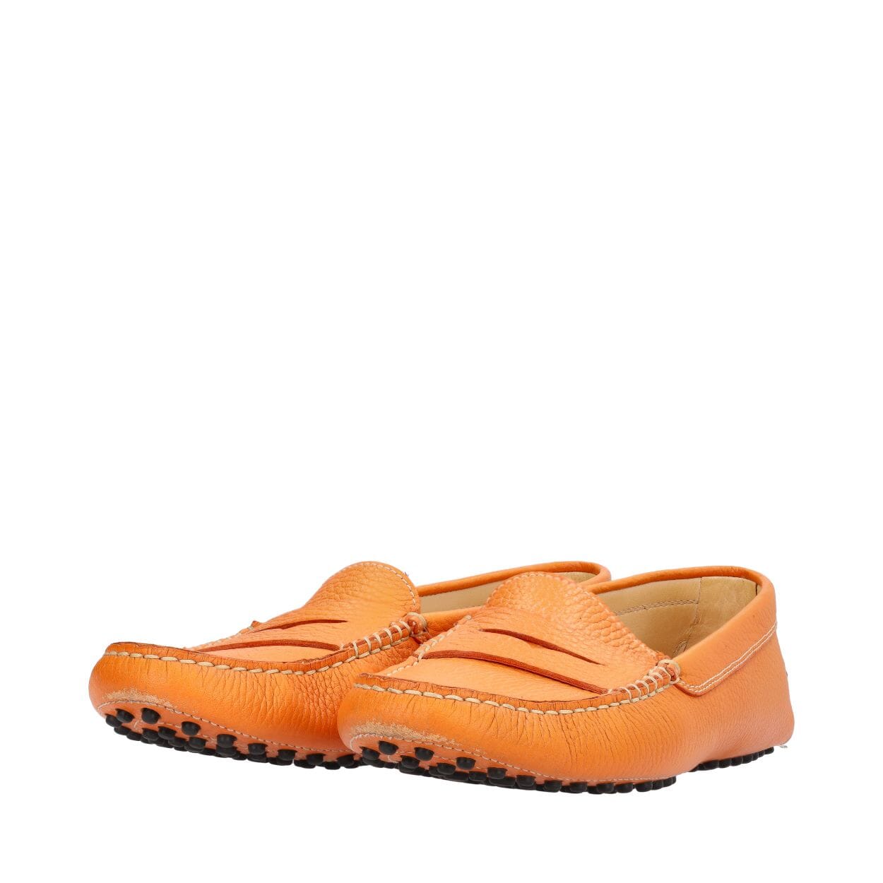 Tod’s Men\'s Orange Gommino Driving Loafers Tod main image 2