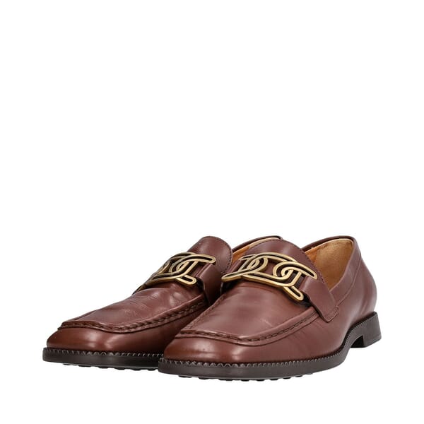 Leather Gommino Loafers Brown