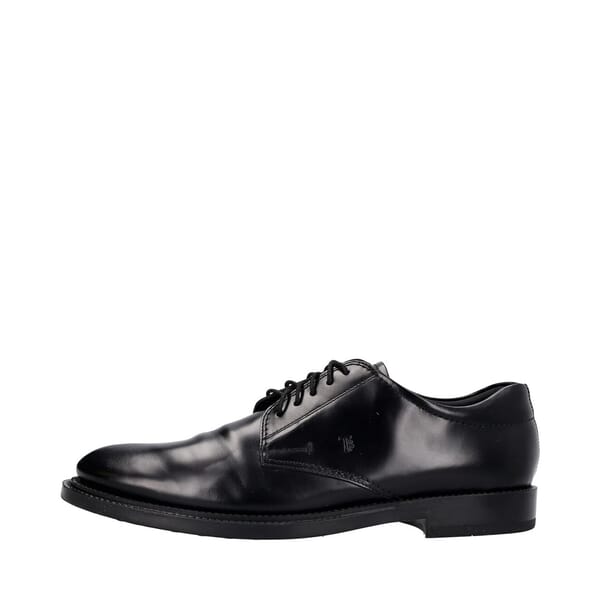 Leather Lace-Ups Shoes Black