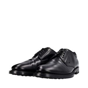 Leather Lace-Ups Shoes Black