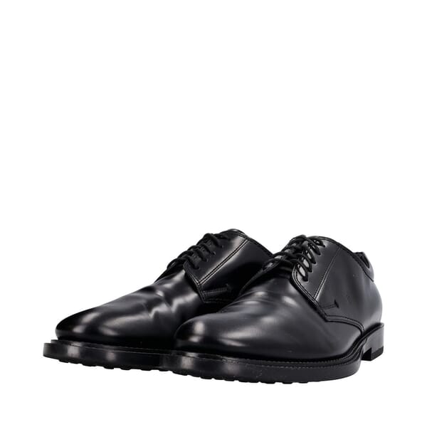 Leather Lace-Ups Shoes Black