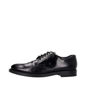 Leather Lace-Ups Shoes Black, view 2