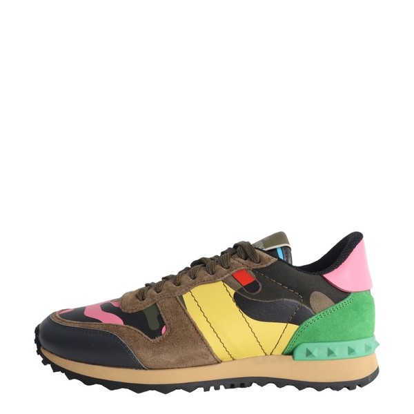 Mixed Material Camouflage Rockrunner Sneakers Multicolour