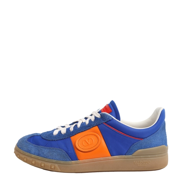 GARAVANI Mixed Material Sneakers Blue/Orange