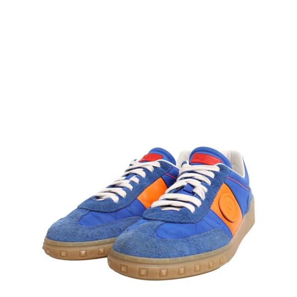 GARAVANI Mixed Material Sneakers Blue/Orange