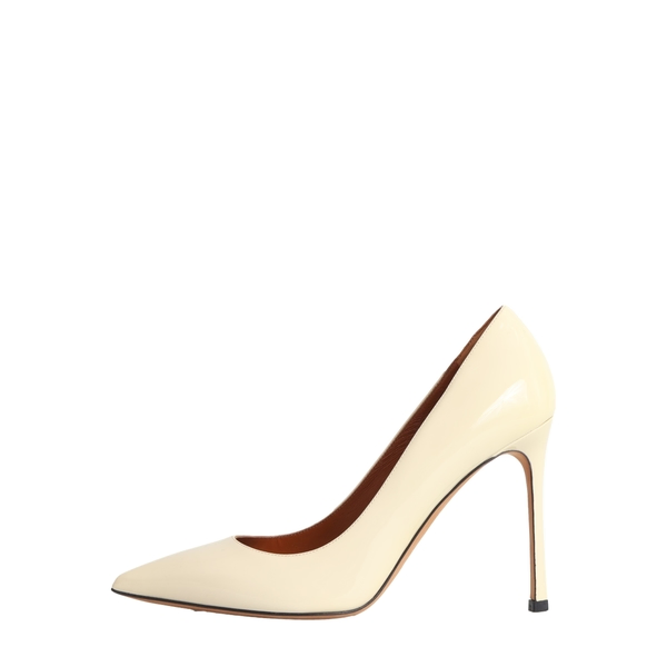 Patent Pumps Cream White