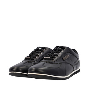 スニーカー VERSACE Sneakers - Versace - Leather - Black Versace Collection Men's Black Leather Fashion Sneakers
