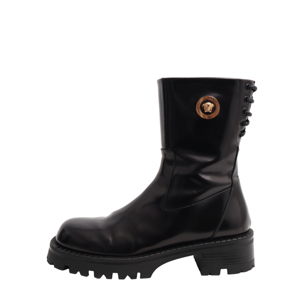 Leather Alia Boots Black