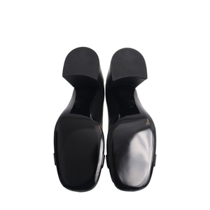 Leather Medusa Pumps Black, view 5