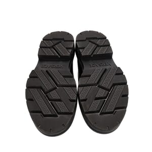 Leather Medusa Loafers Black, view 5