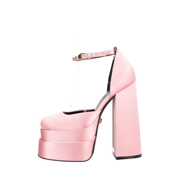 Satin Medusa Aevitas Platform Pumps Pink