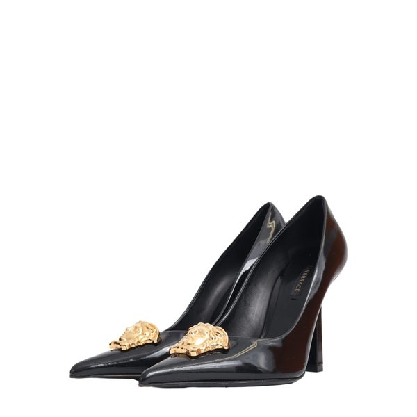Patent Medusa Pumps Black