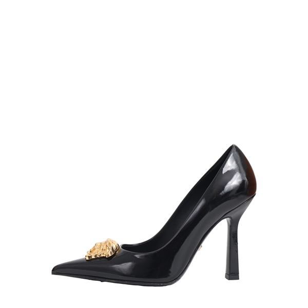Patent Medusa Pumps Black