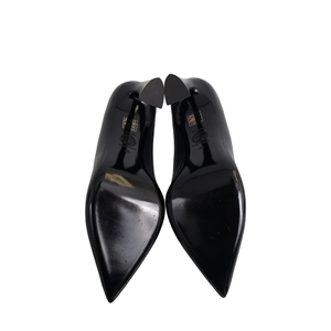 Leather Medusa Pumps Black, view 5