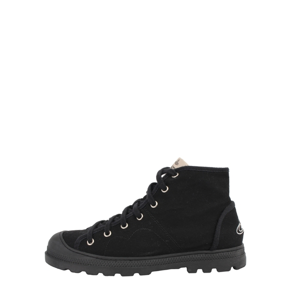 Canvas Logo Simian Boots Black