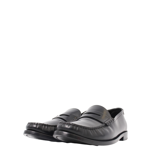 Leather Penny Le Loafers Black