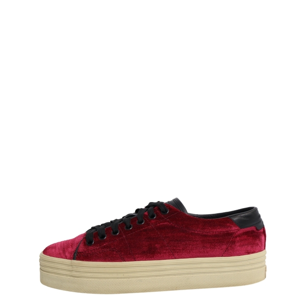Velvet Sneakers Magenta