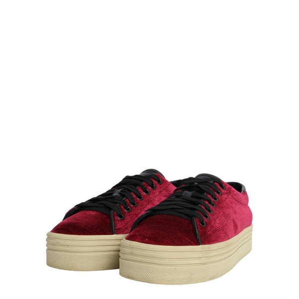 Velvet Sneakers Magenta