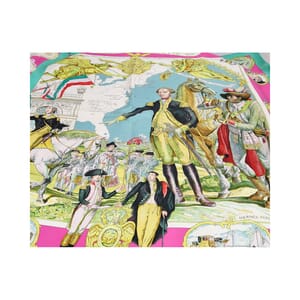 Silk Marquis De Lafayette Scarf Multicolour, view 3