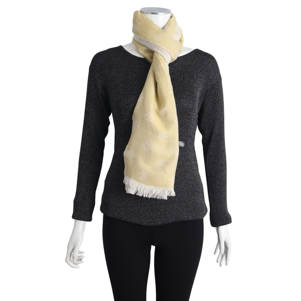 Cotton/Silk Scarf Citrine
