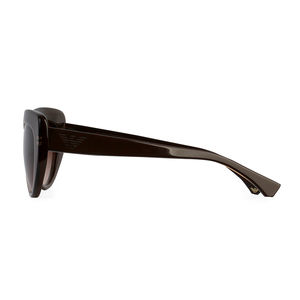 Cat Eye Sunglasses EA 4032 Brown, view 3