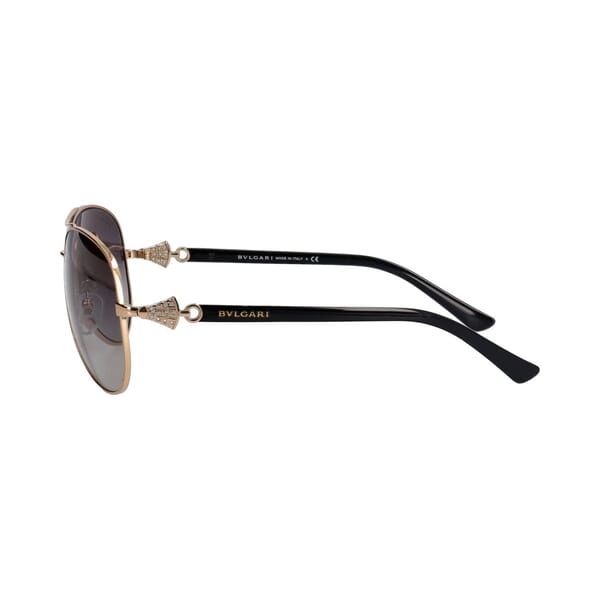 Crystal Sunglasses 6073 Black/Gold Tone