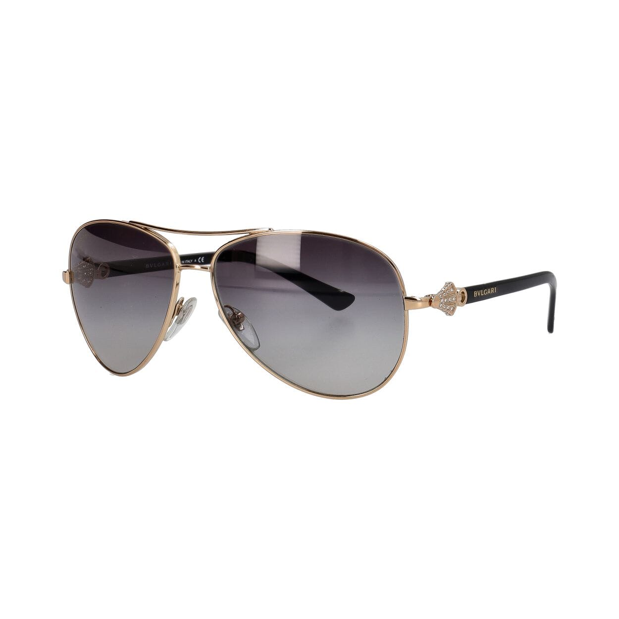 Crystal Sunglasses 6073 Black/Gold Tone