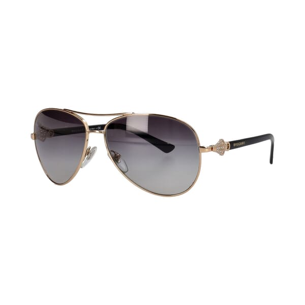 Crystal Sunglasses 6073 Black/Gold Tone