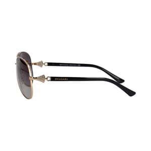 Crystal Sunglasses 6073 Black/Gold Tone, view 2