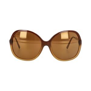 Oversized Sunglasses B4126 Brown/Gold Tone, view 3