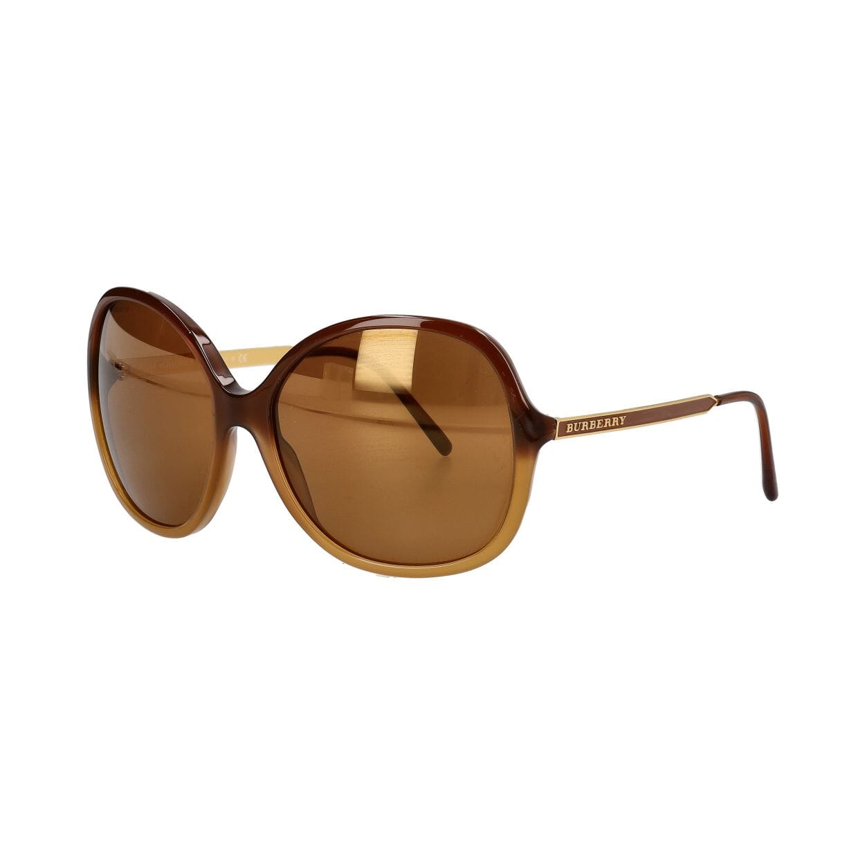 Oversized Sunglasses B4126 Brown/Gold Tone
