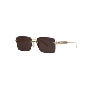 Rimless Sunglasses CT0545S Gold Tone