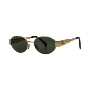 Triomphe Sunglasses CL40235U Gold/Green