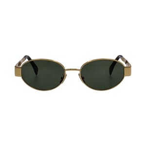 Triomphe Sunglasses CL40235U Gold/Green, view 2
