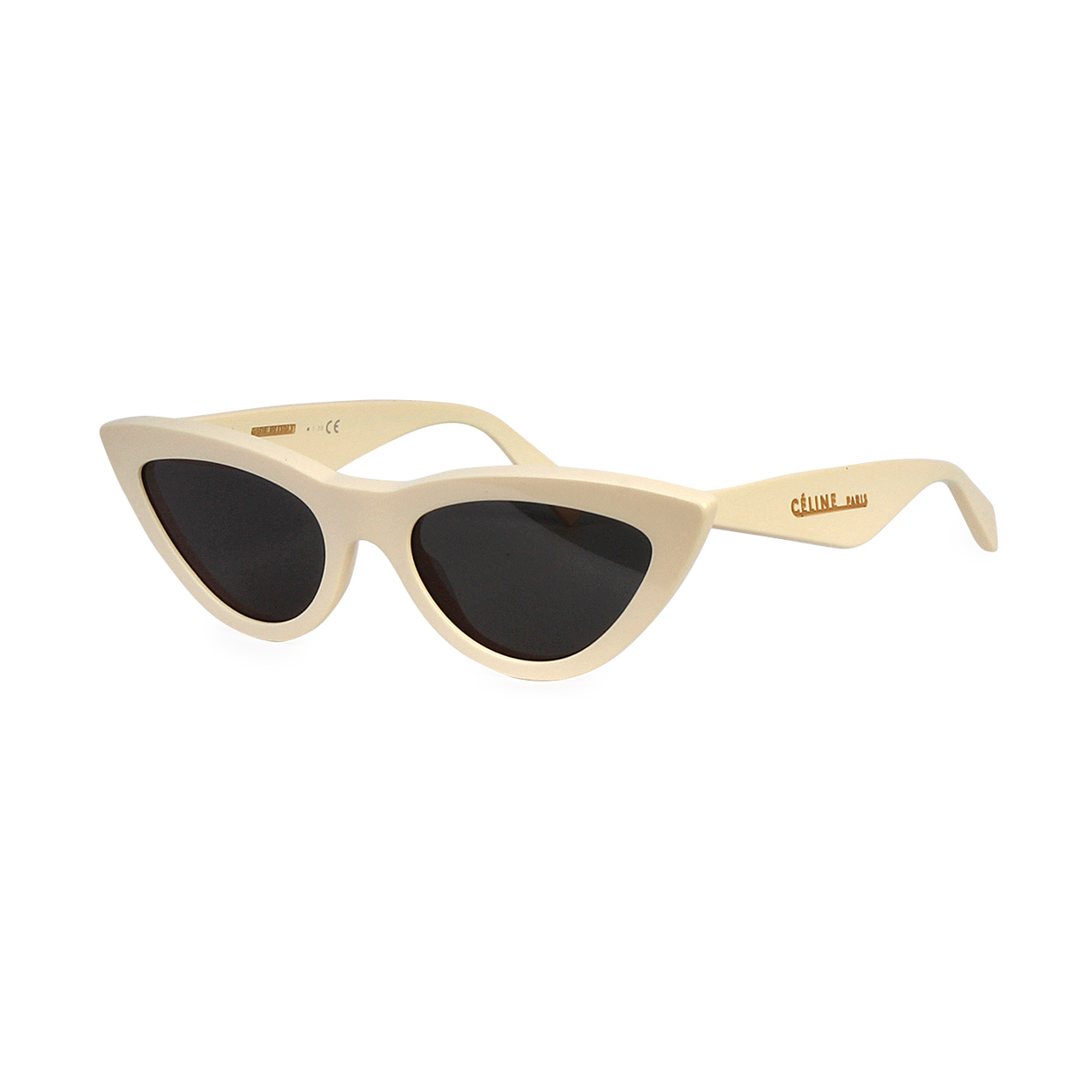 CELINE Cat Eyes Sunglasses CL 400191 White Luxity celine-cat-eyes-sunglasses-cl-400191-white-luxity
