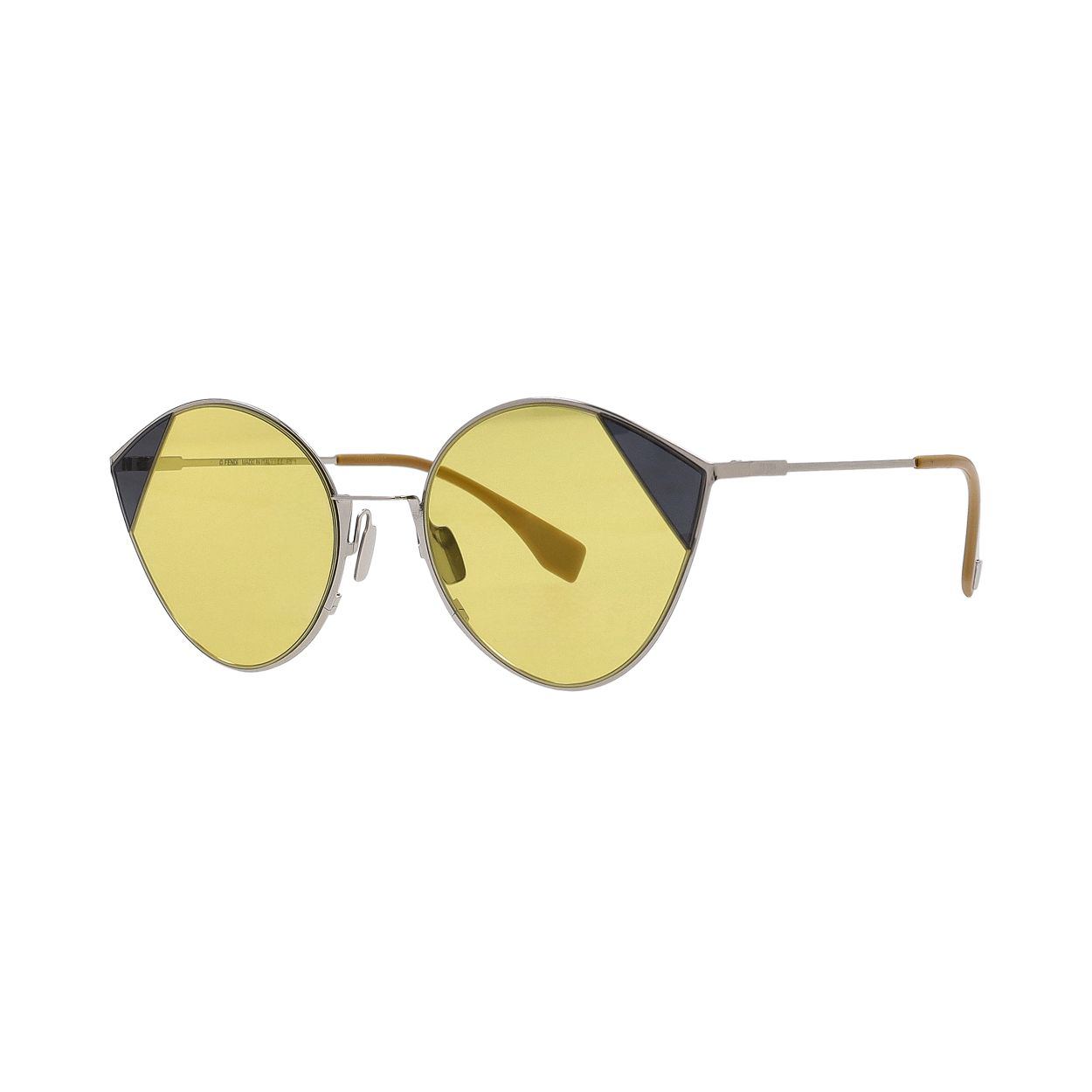 フェンディ サングラス美品  - FF0341/S Fendi Goldtone Metal Cat Eye Sunglasses FF0341/S | Yoogi's Closet