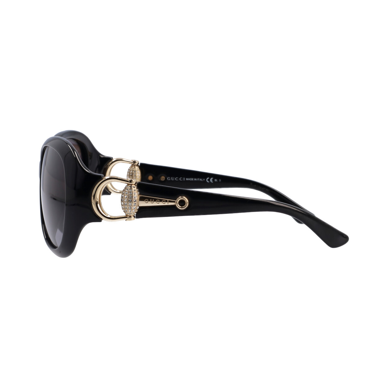 GUCCI Horsebit Sunglasses GG 3712/N/S Black | Luxity