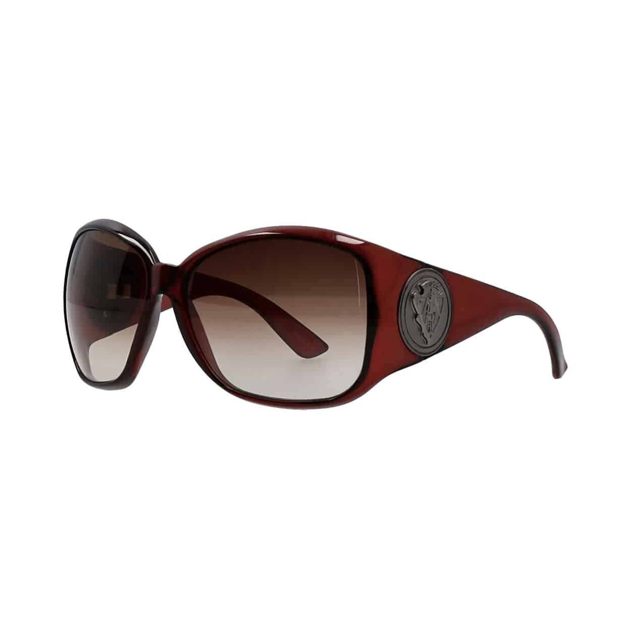 GUCCI Crest Sunglasses GG 3027 Burgundy | Luxity display picture 3