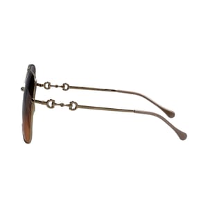 Sunglasses GG0879S Brown/Gold Tone, view 2