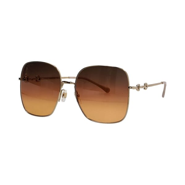 Sunglasses GG0879S Brown/Gold Tone
