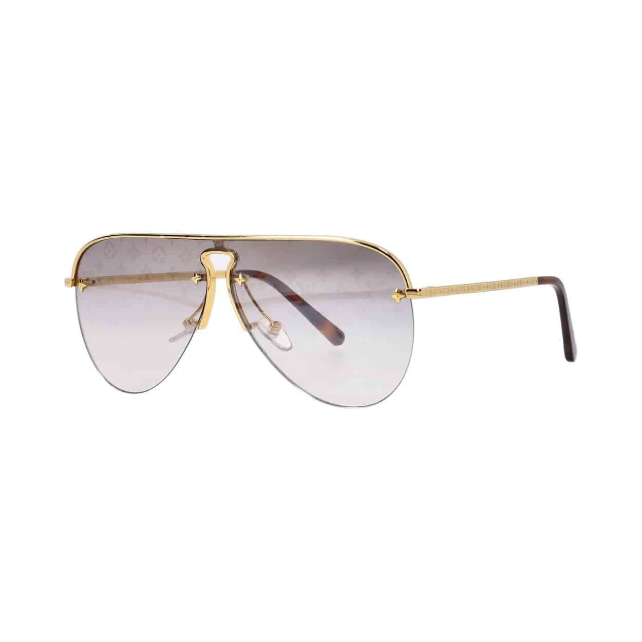 LOUIS VUITTON The LV Pilot Sunglasses ZI469U Gold Tone | Luxity