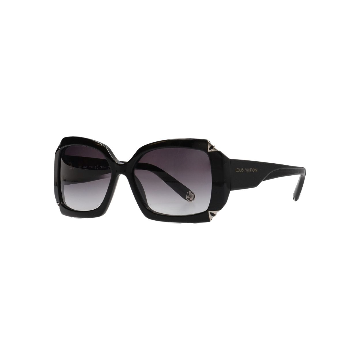LOUIS VUITTON Hortensia Sunglasses Z0365W Black | Luxity