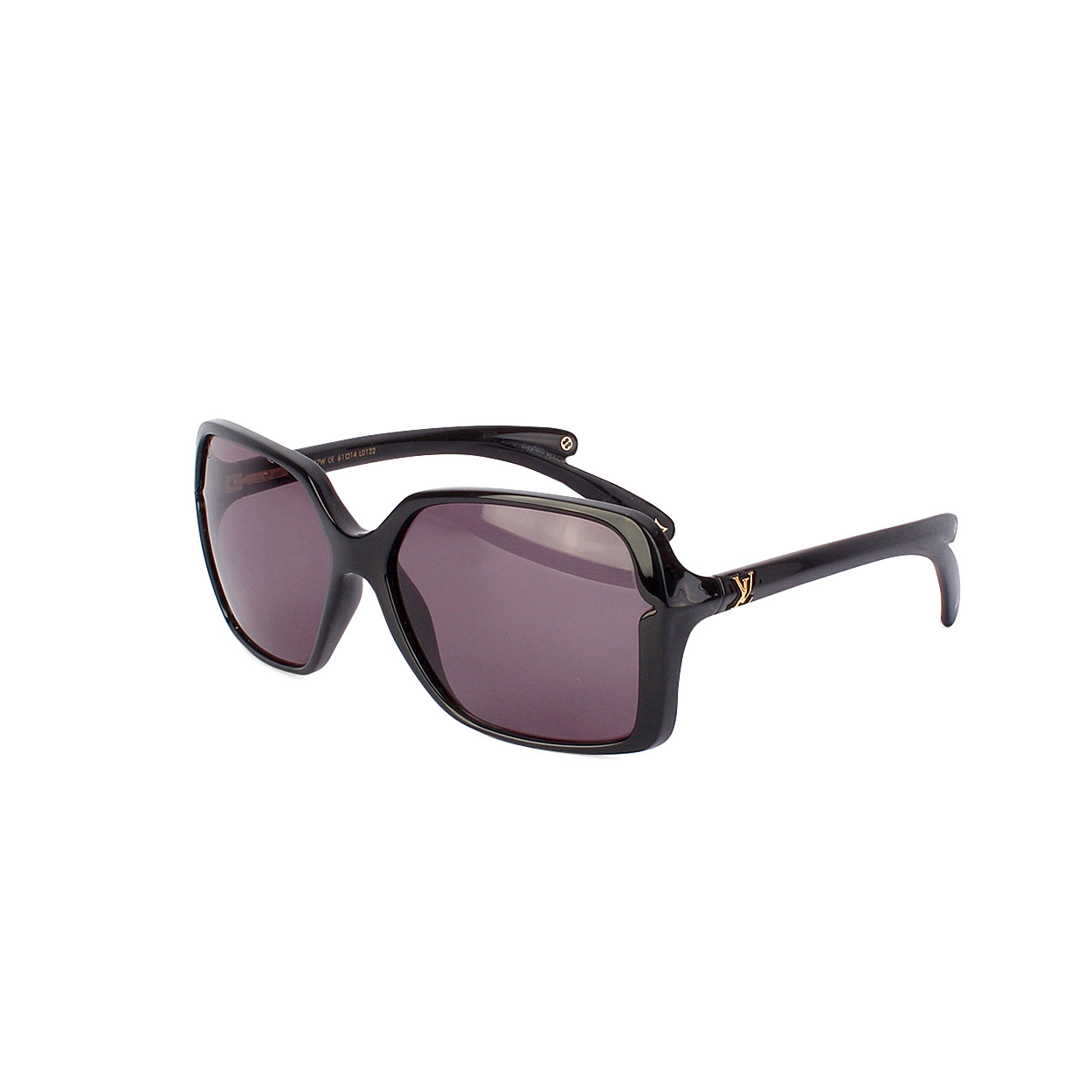 Louis Vuitton Black Flore Carre Sunglasses Z0287E Louis Vuitton Flore Carre Sunglasses Z0287E Black 216990  main image 4