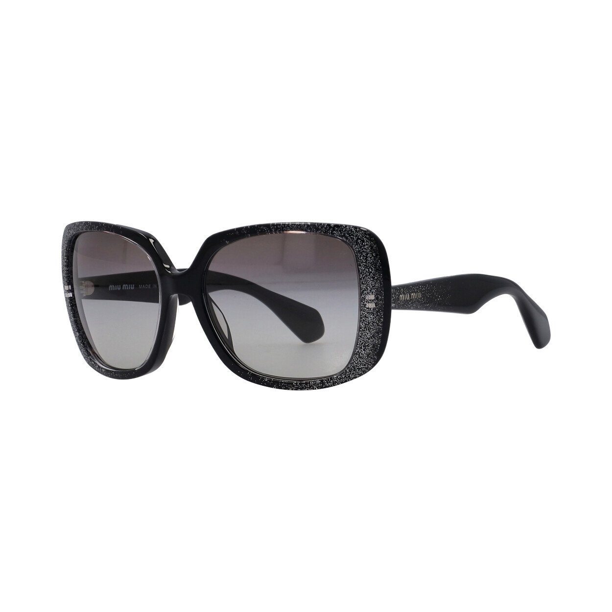 Miu Miu Glitter Black Sunglasses MIU MIU Glimpse oval-frame acetate sunglasses | NET-A-PORTER main image 4
