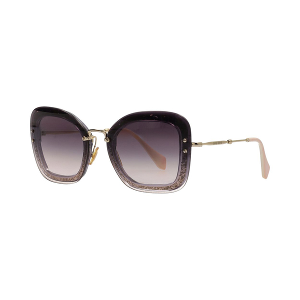 Glitter Sunglasses SMU02T Violet/Gold Tone