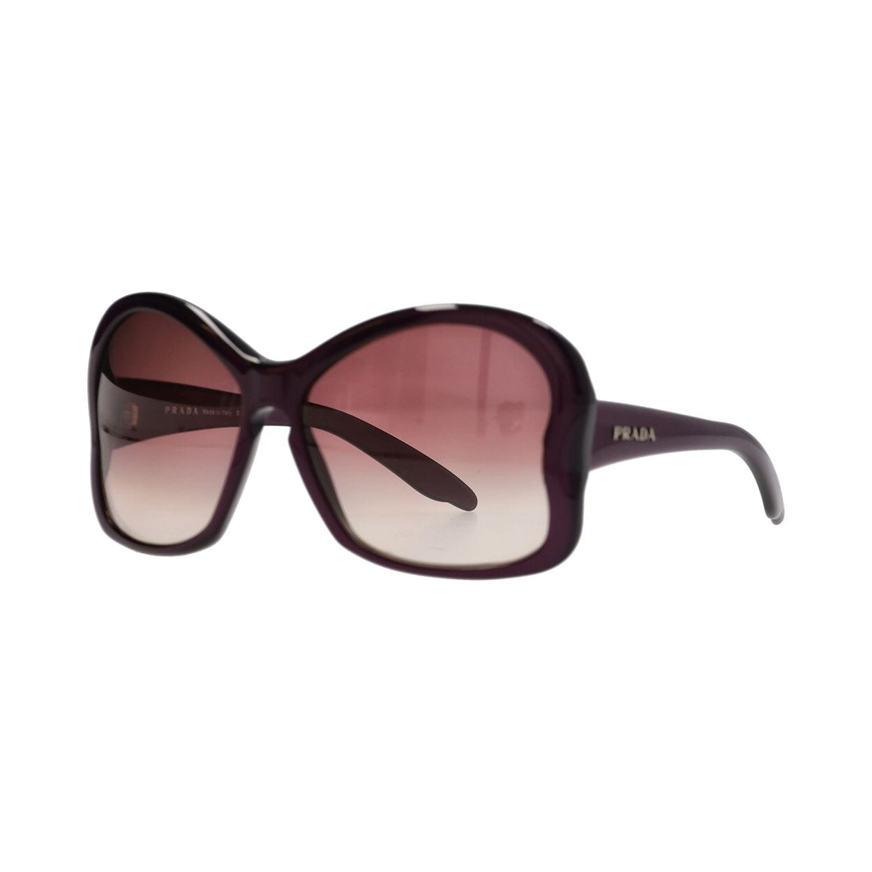 PRADA(プラダ) サングラス美品  - SPR18I パープル×黒 PRADA Sunglasses SPR18I Purple | Luxity