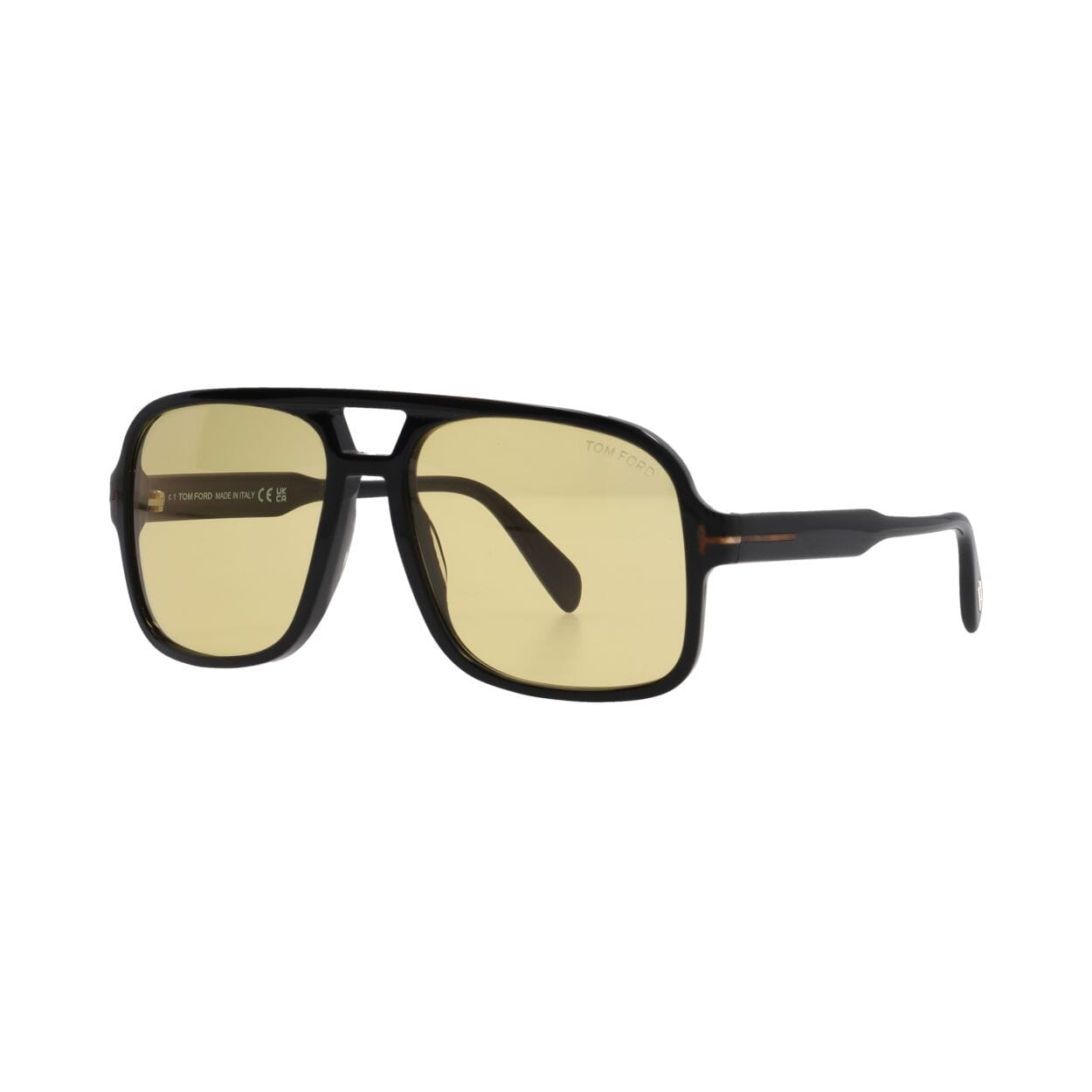 TOM FORD Falconer-02 Sunglasses TF884 Black/Yellow | Luxity