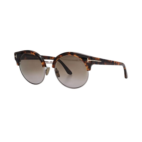 Alissa-02 Round Sunglasses TF608 Tortoise