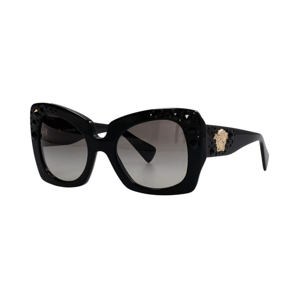 Medusa Embellished Sunglasses MOD. 4308-B Black